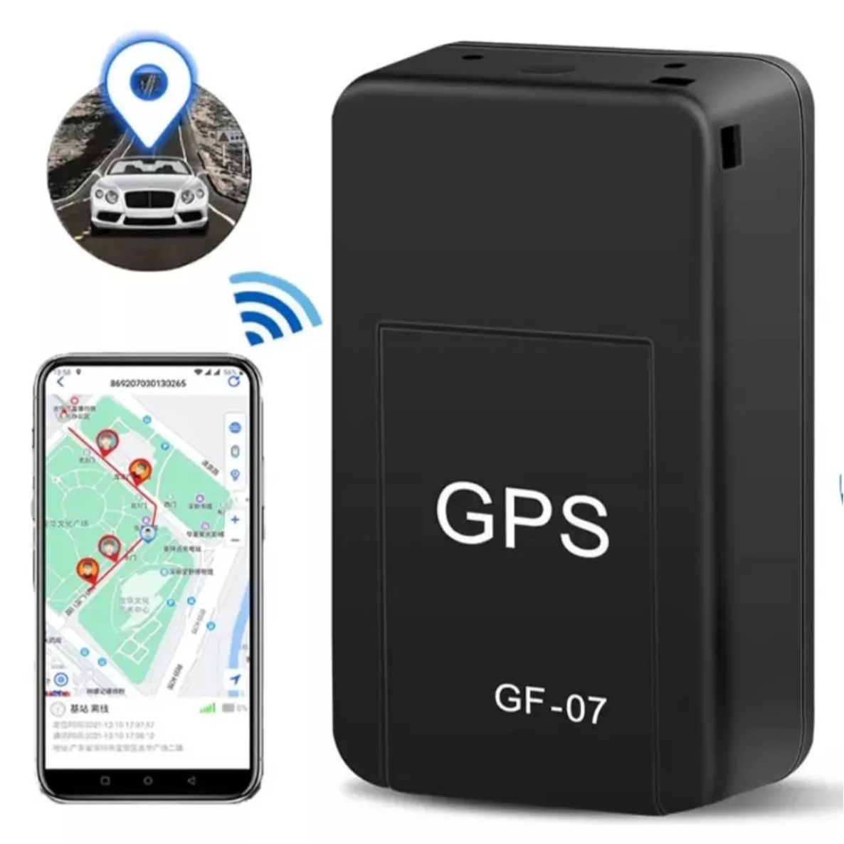 GPS Mini Localizador para Vehículos GF-07