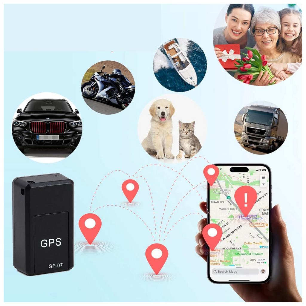 GPS Mini Localizador para Vehículos GF-07
