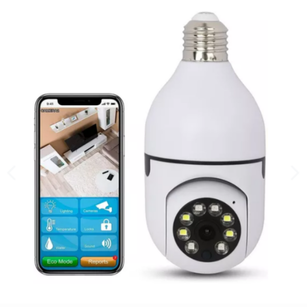 Cámara de Seguridad HD de 360° con Soquete
