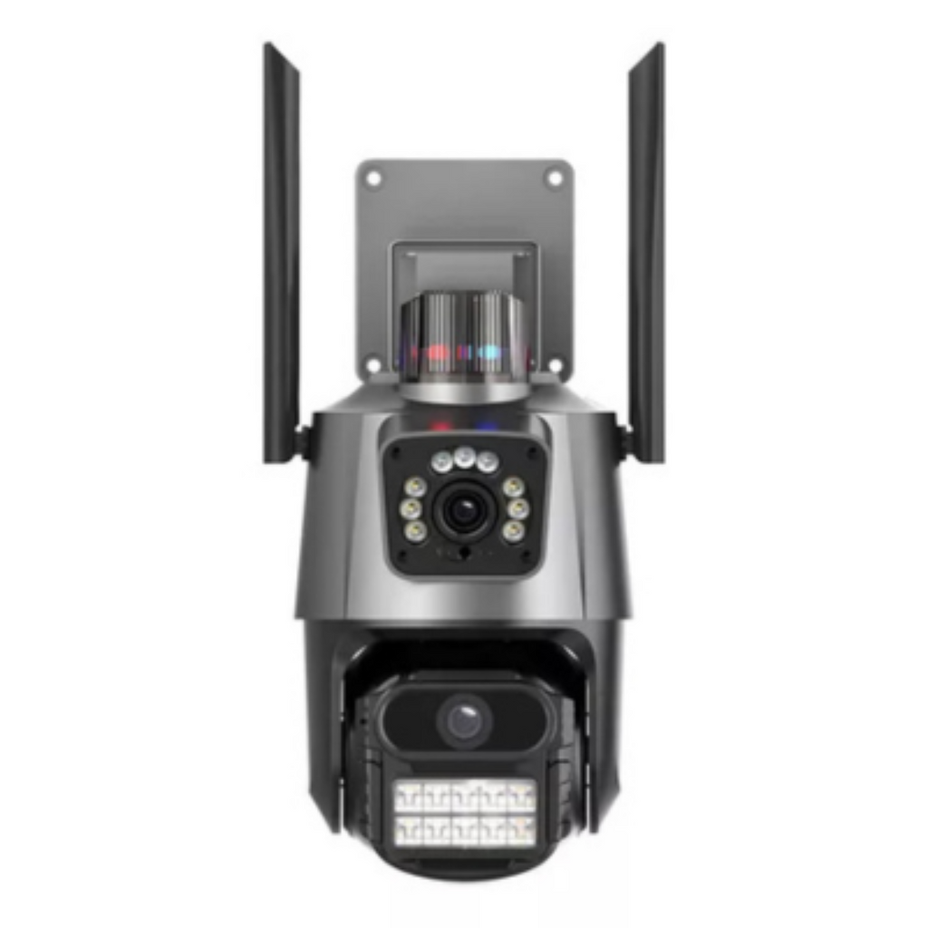 Cámara de Seguridad WiFi Vision Nocturna y Doble Lente Gran Angular