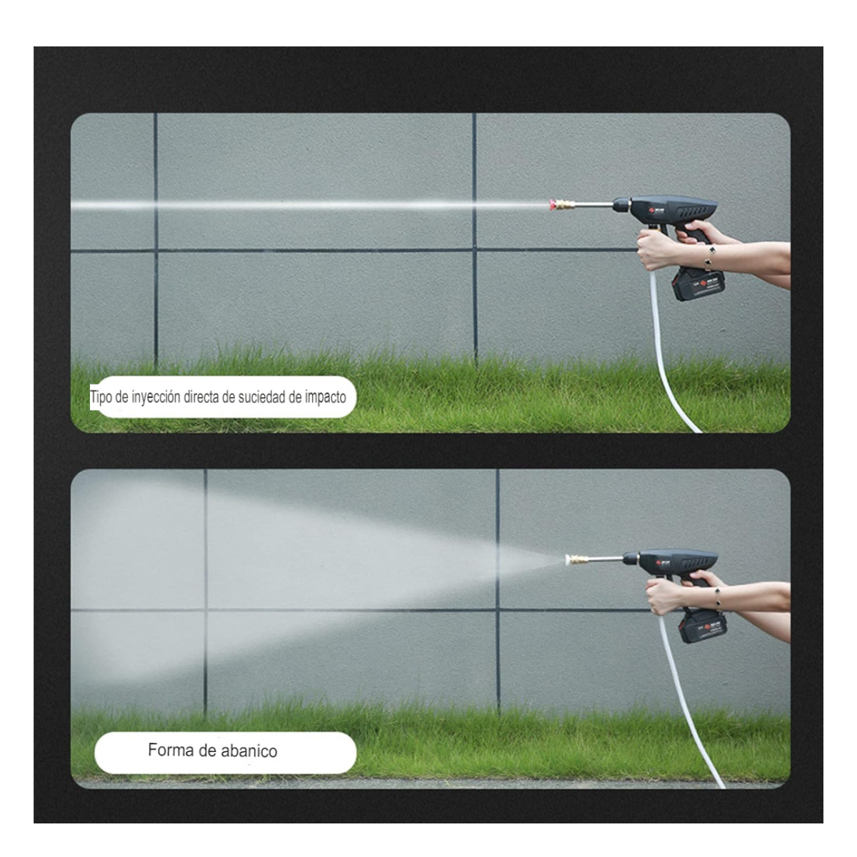 Pistola de Agua de Alta Presión Inalámbrica