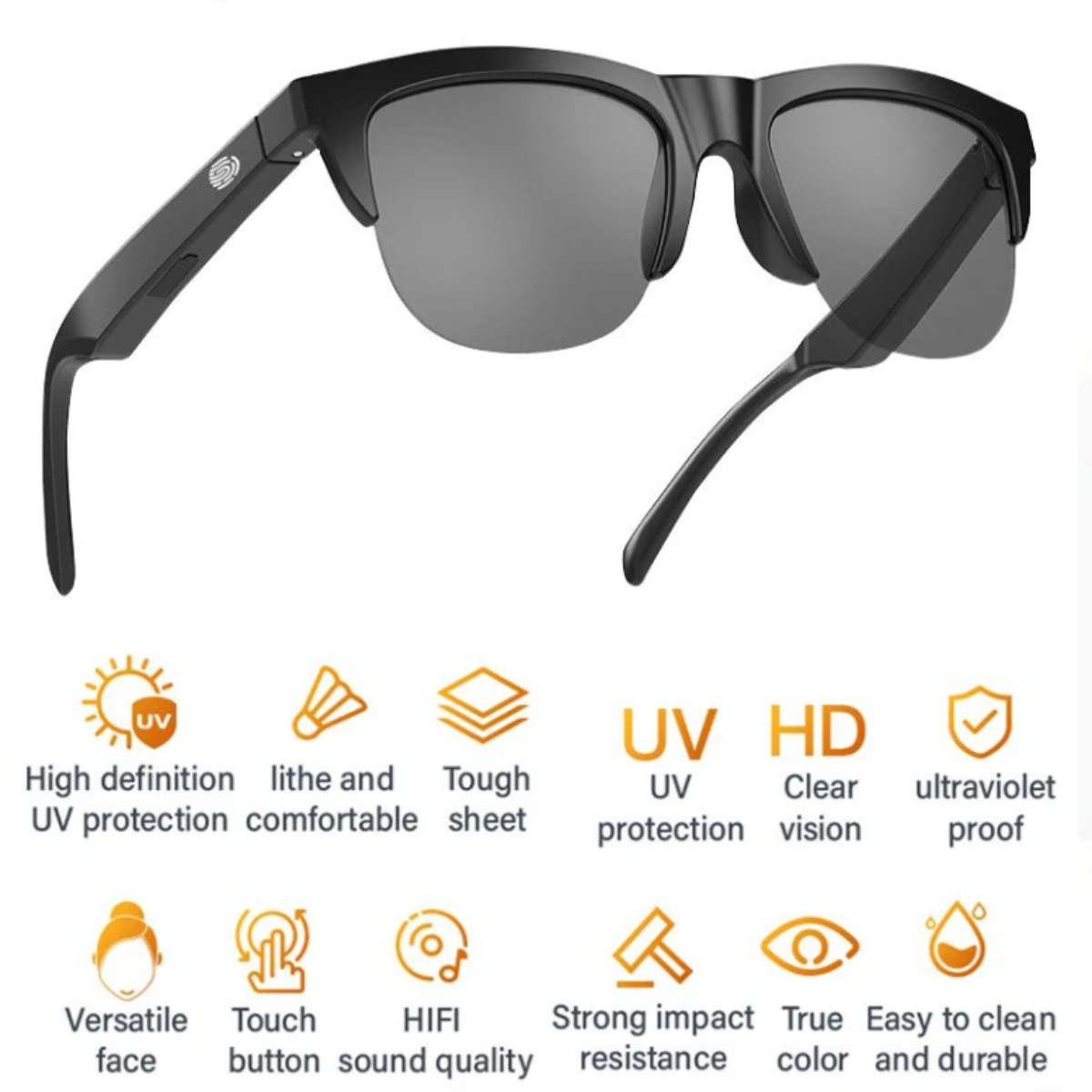 Lentes Inteligentes Inalámbricos Touch