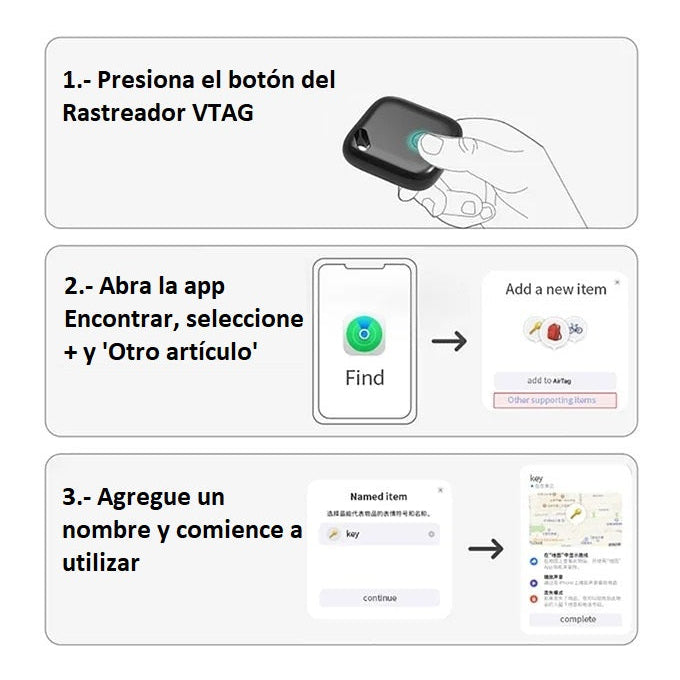 Localizador SmartTag Portátil Bluetooth