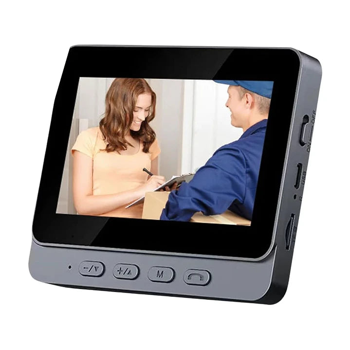 Timbre con Cámara y Pantalla Inalámbrico - GADGETÓN