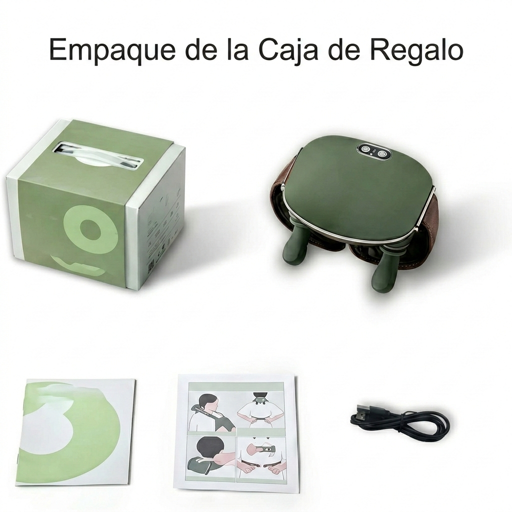Masajeador Eléctrico de Cuello y Hombros Portátil