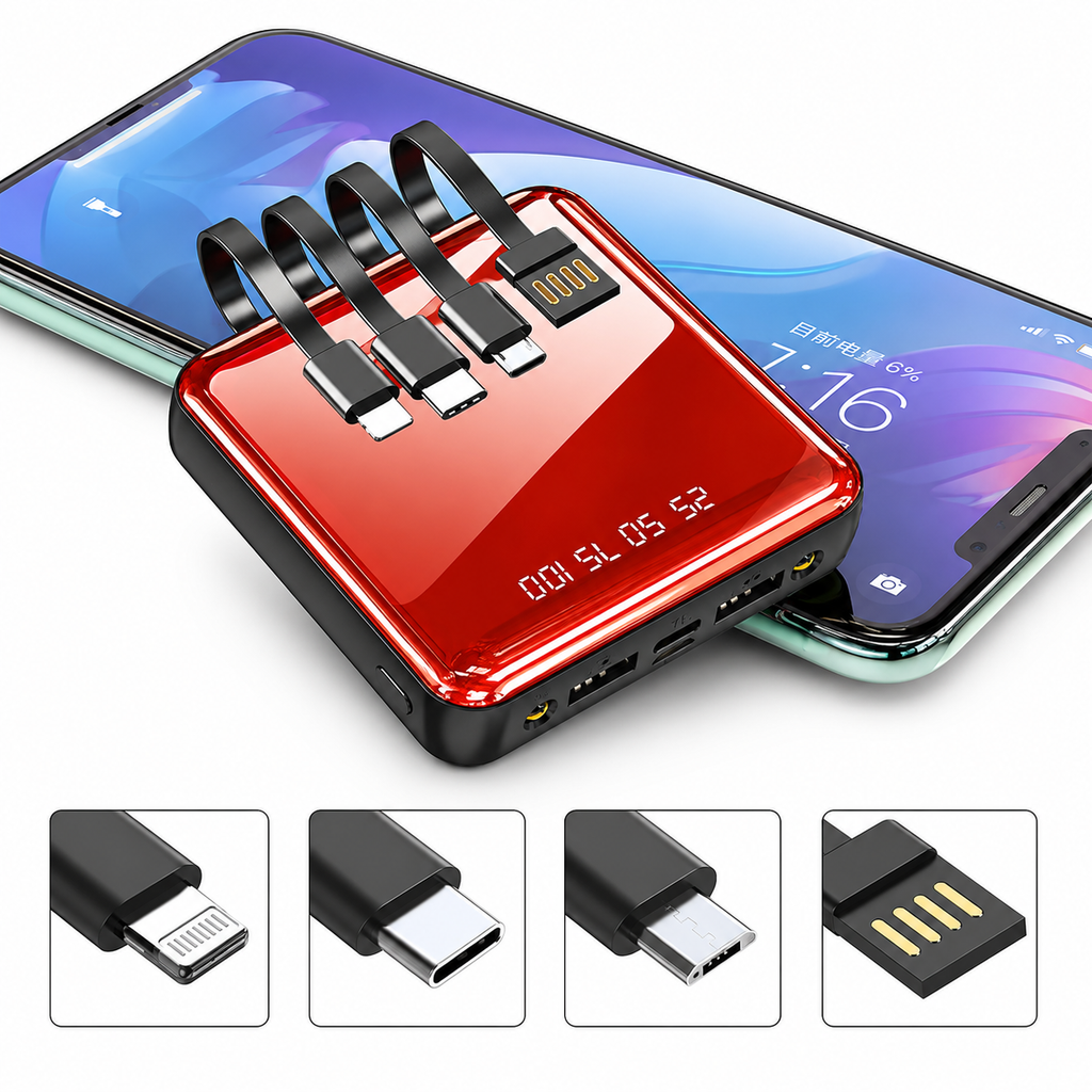 Mini Power Bank 20.000mAh USB-C Led