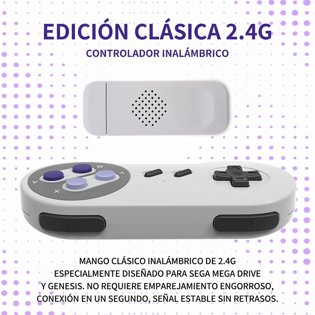 Consola Retro HD Inalámbrico NES/SNES