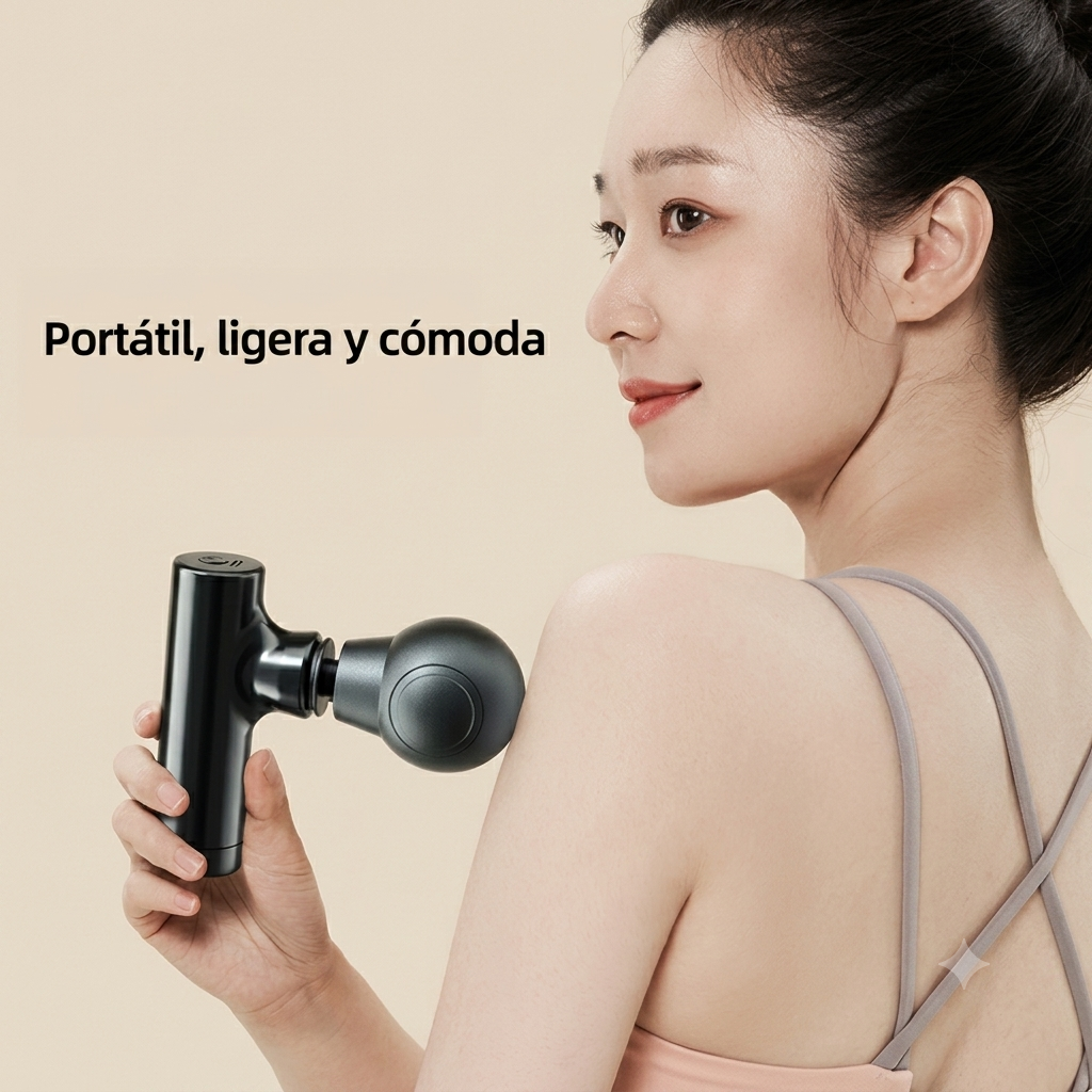 Mini Pistola de Masaje Muscular Portátil