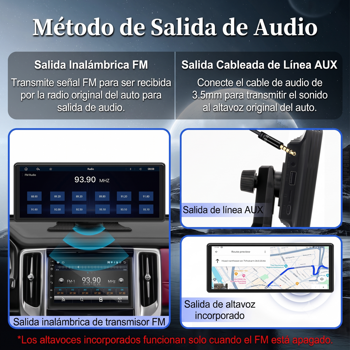 Pantalla Touch 10.26" para Auto CarPlay y AndroidAuto