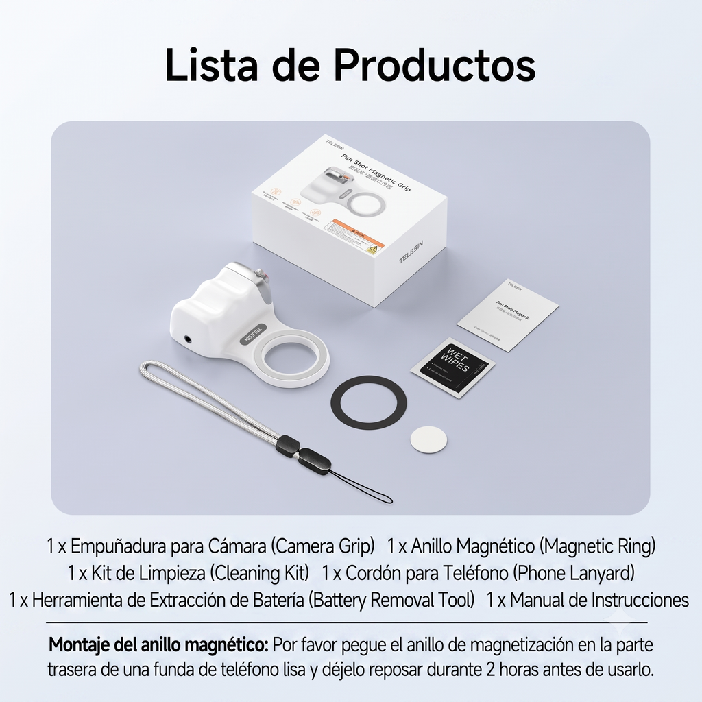 Empuñadura Fotográfica Magnética MAGPhoto PRO™