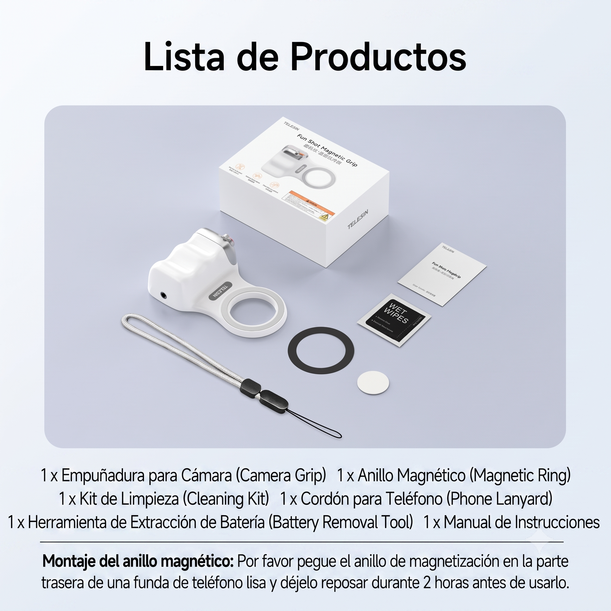 Empuñadura Fotográfica Magnética MAGPhoto PRO™