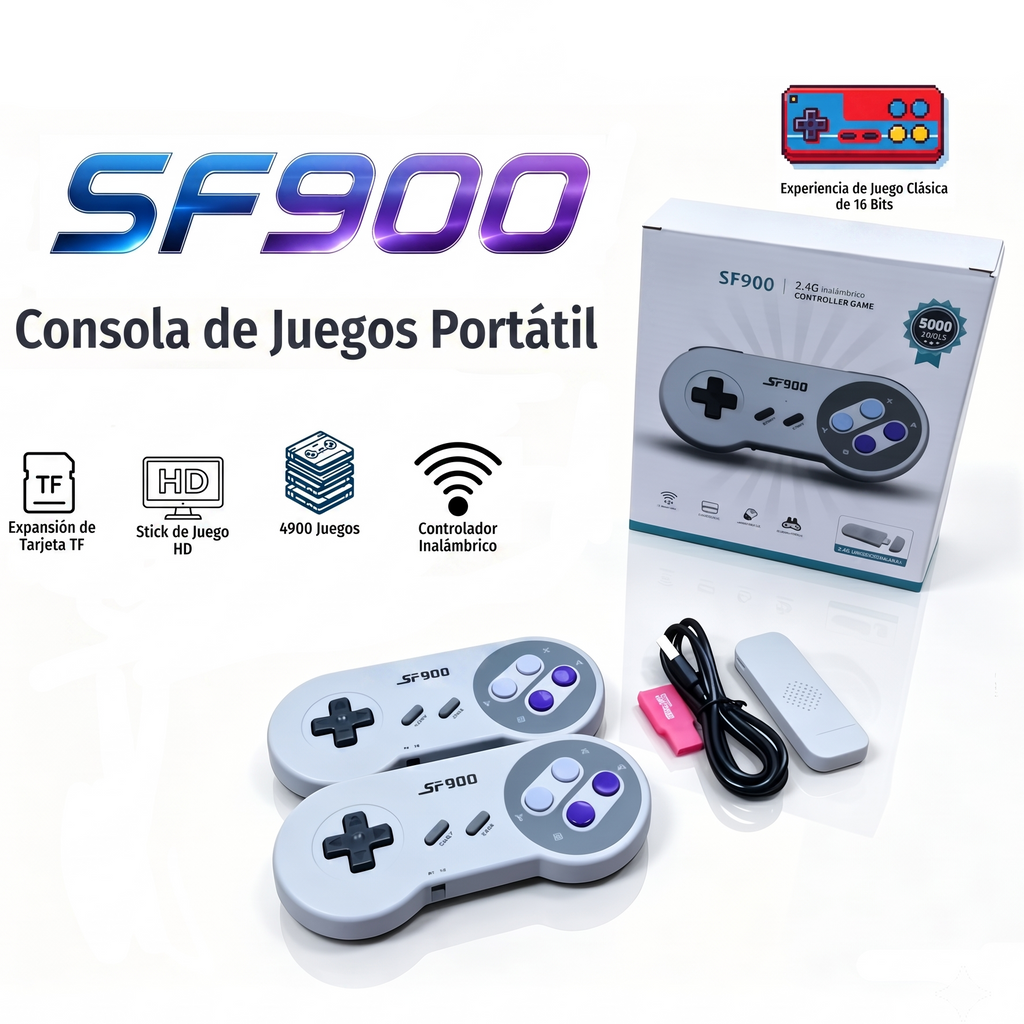 Consola Retro HD Inalámbrico NES/SNES