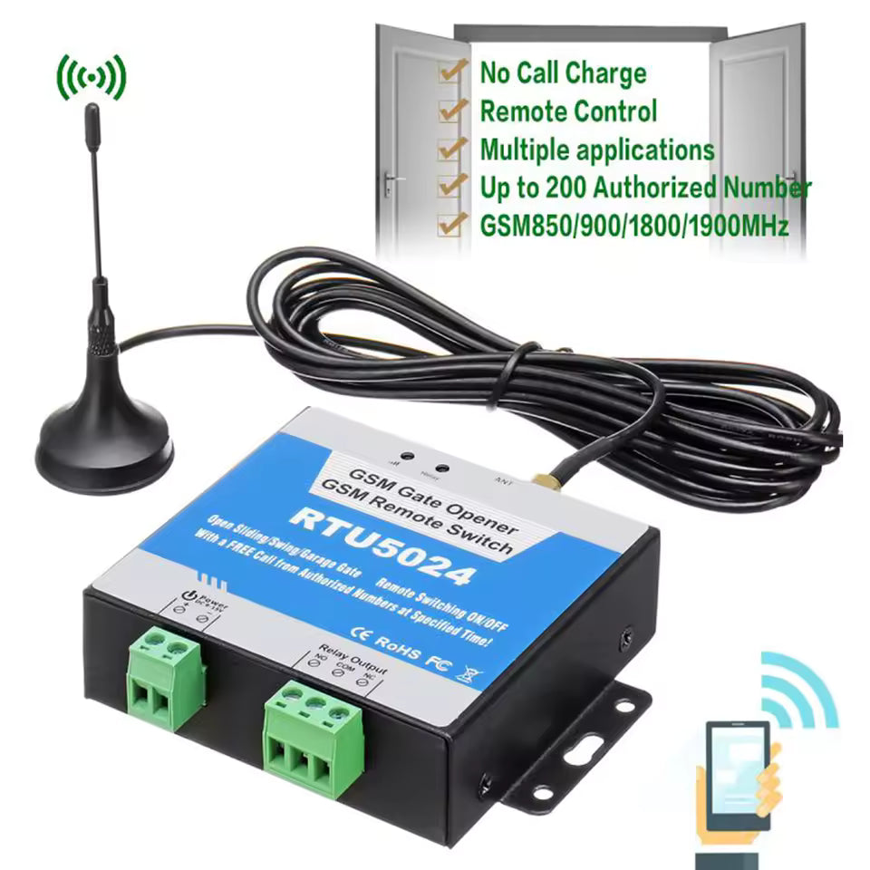 Abridor de Puerta GSM RTU5024 Tipo B