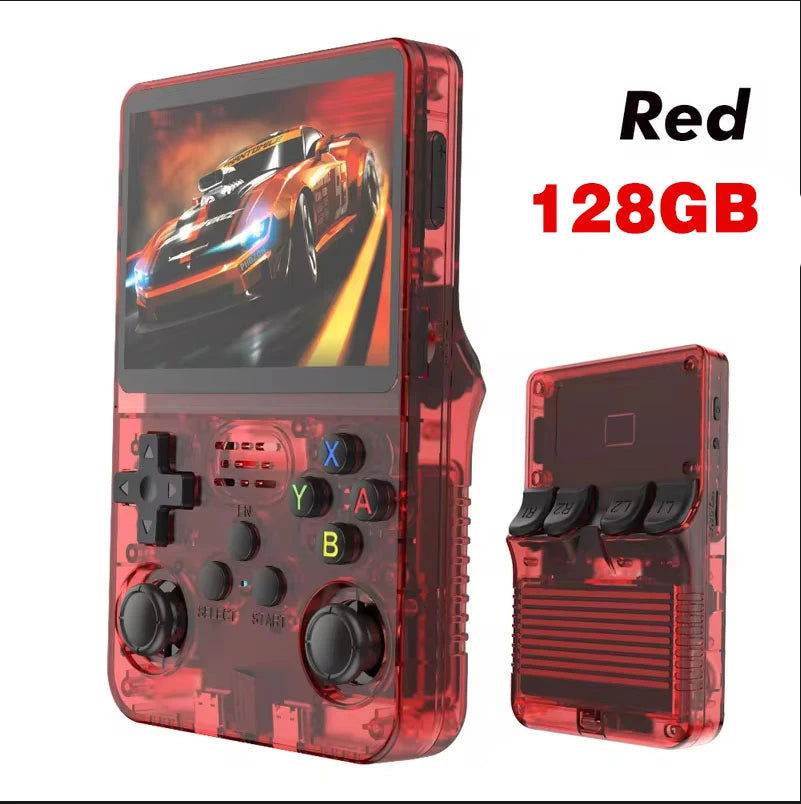 Consola de Videojuegos Portátil ARKOS R36S - Retro Gaming, Sistema Linux, Pantalla IPS 3.5", 64GB/128GB