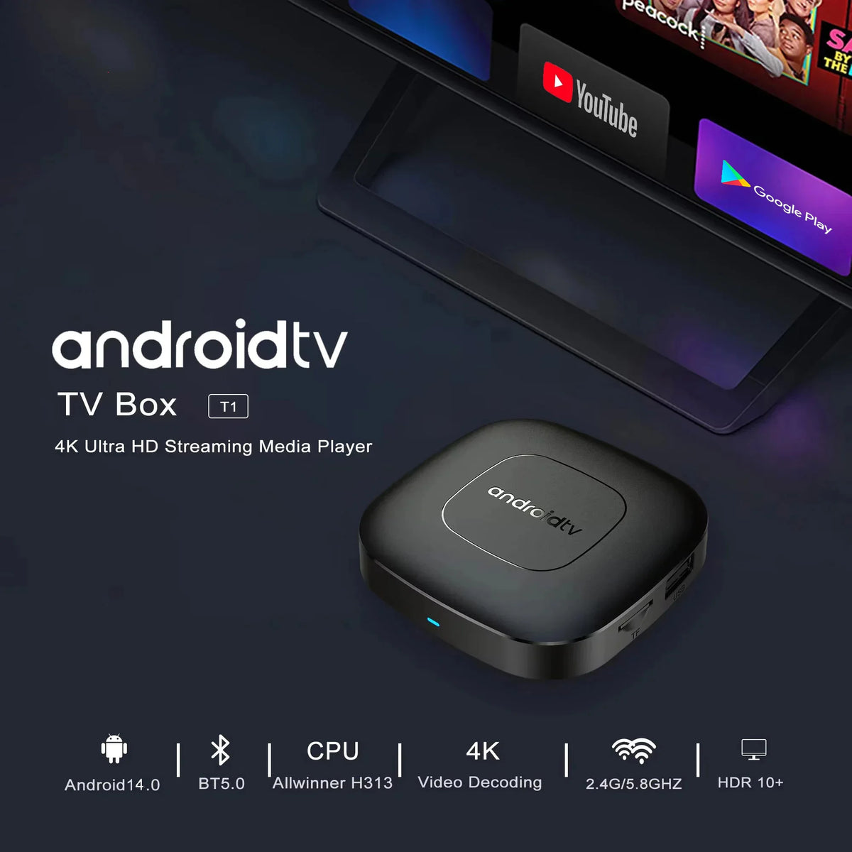 TvBox Android16 SmartTV WiFi 5G