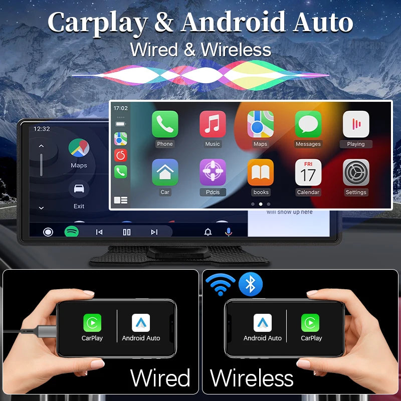 Pantalla Touch 10.26" para Auto CarPlay y AndroidAuto