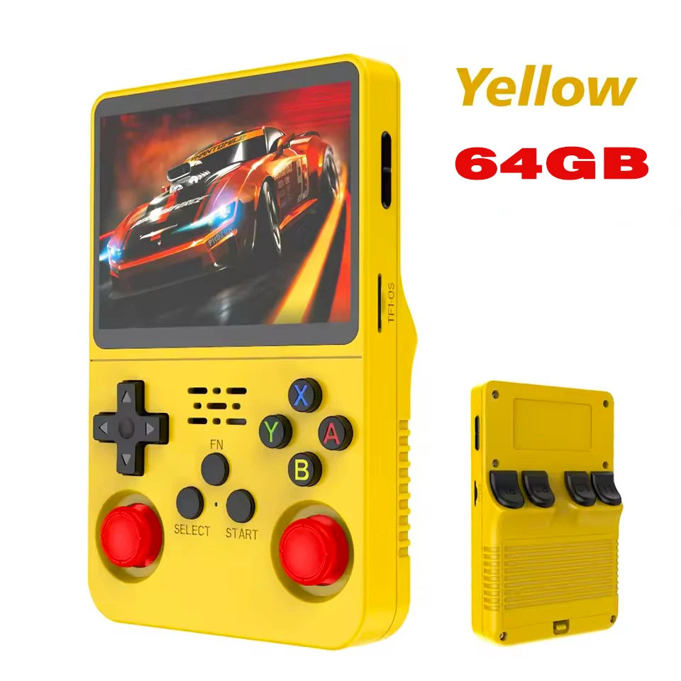 Consola de Videojuegos Portátil ARKOS R36S - Retro Gaming, Sistema Linux, Pantalla IPS 3.5", 64GB/128GB
