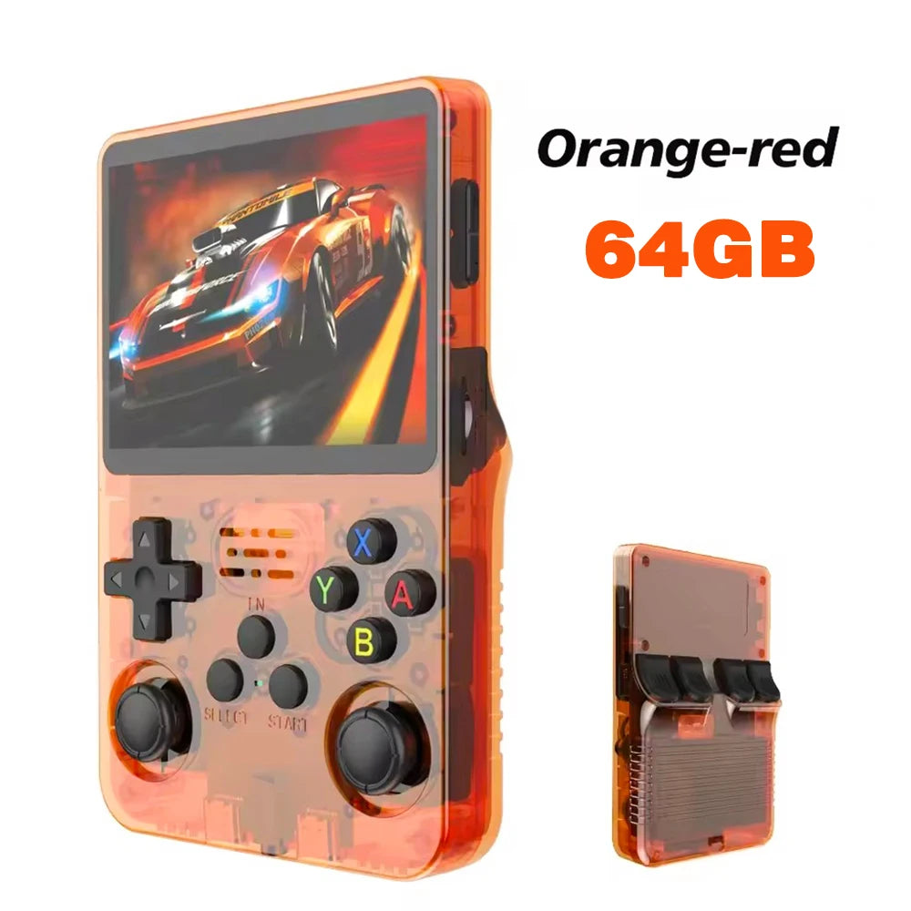 Consola de Videojuegos Portátil ARKOS R36S - Retro Gaming, Sistema Linux, Pantalla IPS 3.5", 64GB/128GB