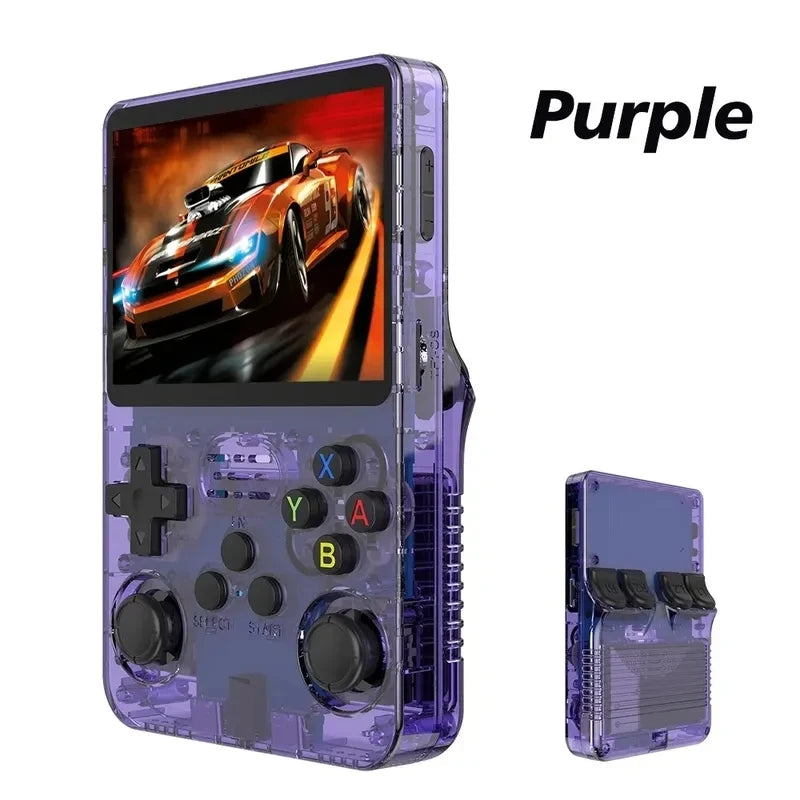 Consola de Videojuegos Portátil ARKOS R36S - Retro Gaming, Sistema Linux, Pantalla IPS 3.5", 64GB/128GB